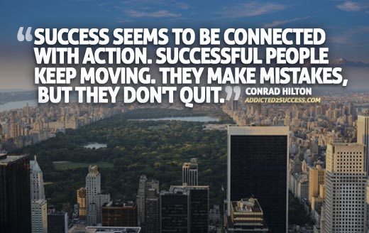 Conrad Hilton Success Picture Quote