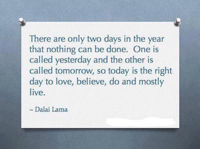 dalai lama picture quote yesterday